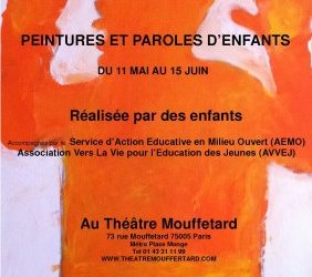 Expositions de tableaux par les enfants